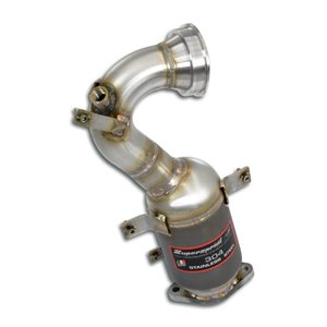 Kit Tubo Turbina + Catalizzatore Metallico 200 Cpsi Supersprint Per Abarth 695