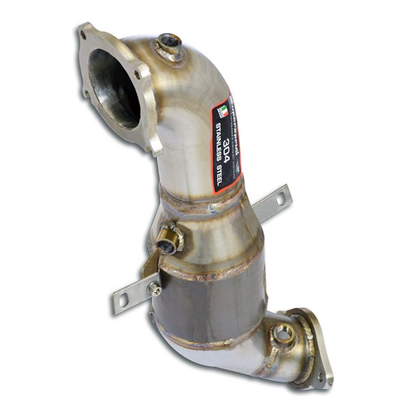 Downpipe + Catalizzatore Metallico 200Cpsi Supersprint Per Alfa Romeo Giulia