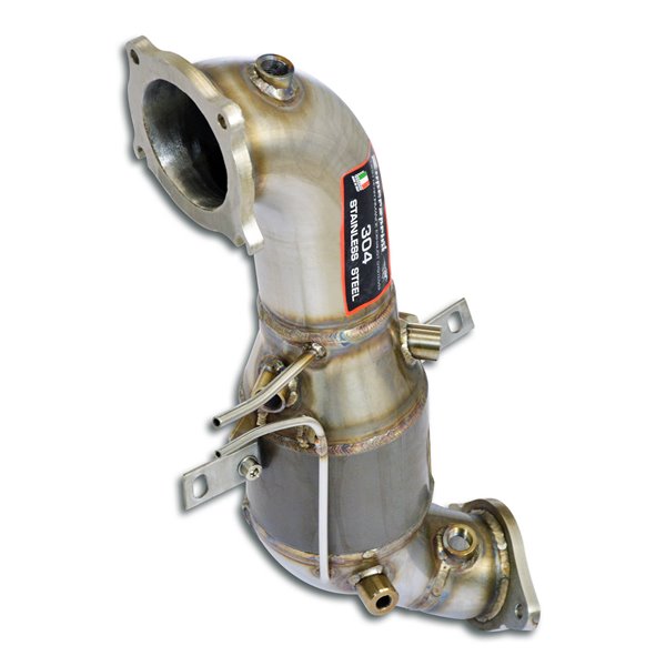 Downpipe + Catalizzatore Metallico 200Cpsi Supersprint Per Alfa Romeo Giulia