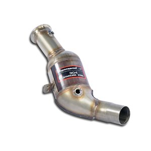 Downpipe Destro + Catalizzatore Metallico 200Cpsi Supersprint Per Alfa Romeo Giulia