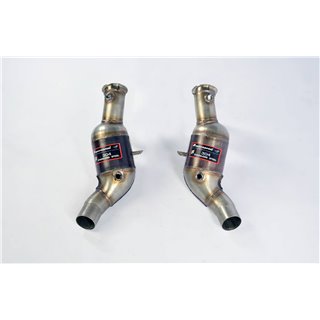 Downpipe Sinistro + Catalizzatore Metallico 200Cpsi Supersprint Per Alfa Romeo Giulia