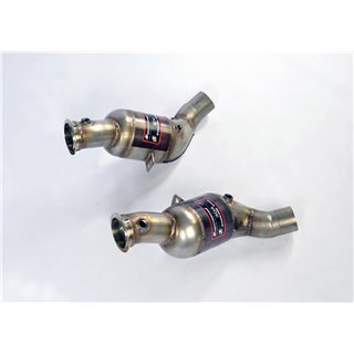 Downpipe Sinistro + Catalizzatore Metallico 200Cpsi Supersprint Per Alfa Romeo Giulia