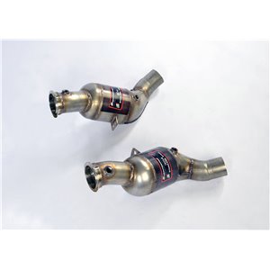 Downpipe Sinistro + Catalizzatore Metallico 200Cpsi Supersprint Per Alfa Romeo Stelvio