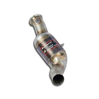 Downpipe Sinistro + Catalizzatore Metallico 200Cpsi Supersprint Per Alfa Romeo Stelvio