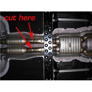 Tubo Centrale Destro - Sinistro Supersprint Per Alpina Bmw Serie 5 (F10 F11)