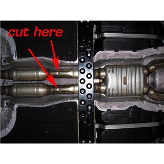 Tubo Centrale Destro - Sinistro Supersprint Per Alpina Bmw Serie 5 (F10 F11)