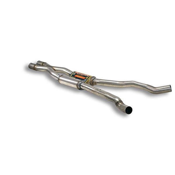 Centrale Destro - Sinistro + "X-Pipe" Supersprint Per Alpina Bmw Serie 6 (E63 E64)