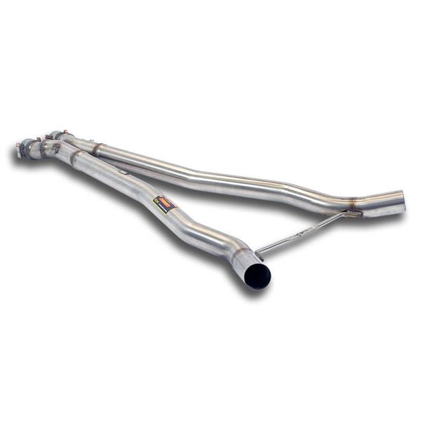 Kit Tubi Centrali Destro - Sinistro + "X-Pipe" Supersprint Per Alpina Bmw Serie 6 (E63 E64)