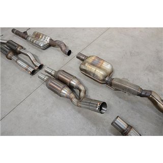 Anteriore Con Catalizzatore Metallico Destro - Sinistro Supersprint Per Audi S Rs S1