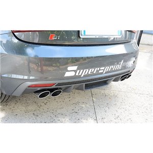 Kit 4 Terminali 100X75 Destro + 100X75 Sinistro Supersprint Per Audi S Rs S1