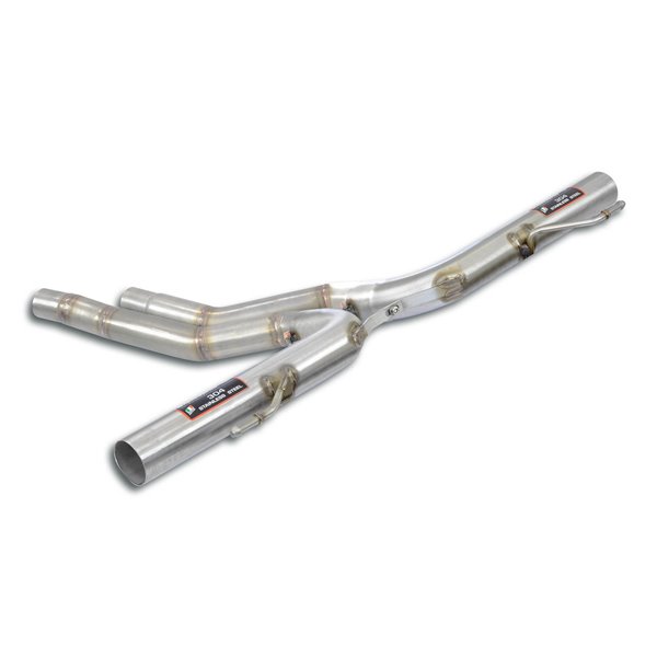 Tubo Posteriore "Y-Pipe"(Sostituisce Silenziatore Posteriore) Supersprint Per Audi S Rs Sq7