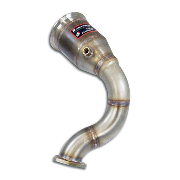 Downpipe Sinistro + Catalizzatore Metallico Supersprint Per Audi S Rs Sq8