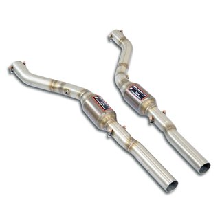 Anteriore Con Catalizzatore Metallico Destro + Sinistro Supersprint Per Bmw Classic Serie 3 E30