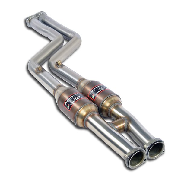 Anteriore "H-Pipe" Con Catalizzatore Metallico Destro - Sinistro Supersprint Per Bmw Classic Serie 3 E36