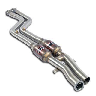 Anteriore "H-Pipe" Con Catalizzatore Metallico Destro - Sinistro Supersprint Per Bmw Classic Serie 3 E36