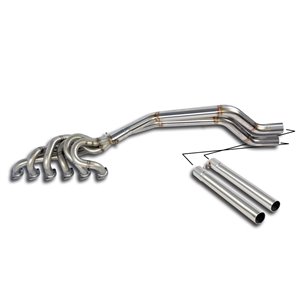 Collettore + Tubi Raccordo 100% Inox(Guida A Sinistra) Supersprint Per Bmw Classic Serie 6 E24 (E28 Chassis)