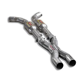 Scarico Anteriore Con Catalizzatore Metallico + "X-Pipe" Supersprint Per Corvette C6