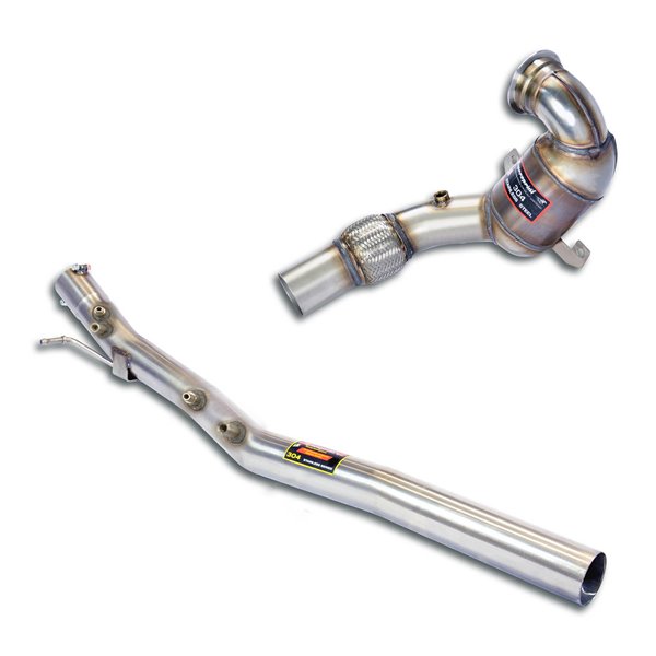 Tubo Turbina Con Catalizzatore Metallico Wrc 100 Cpsi(Elimina Gpf) Supersprint Per Cupra Ateca