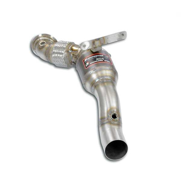 Downpipe Sinistro + Catalizzatore Metallico Supersprint Per Ferrari 488