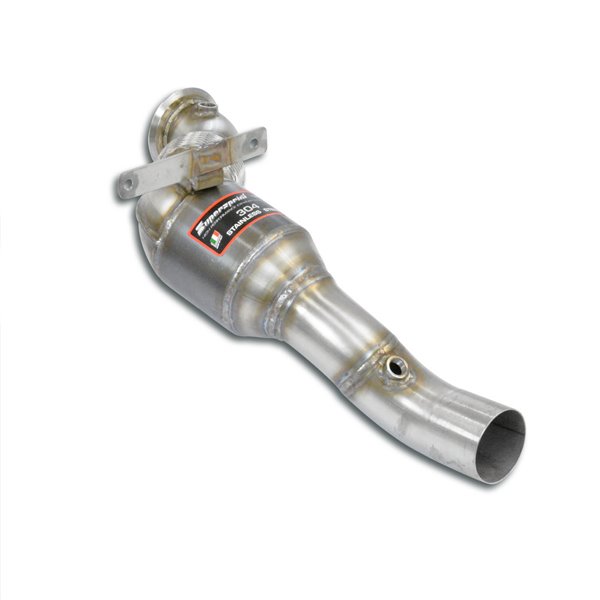 Downpipe Destro + Catalizzatore Metallico Supersprint Per Ferrari 488