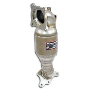 Downpipe + Catalizzatore Metallico 100 Cpsi Supersprint Per Honda Civic 2017 - (Fk8)