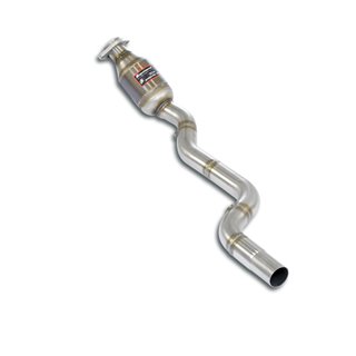 Downpipe Destro + Catalizzatore Metallico Supersprint Per Jaguar F-Type