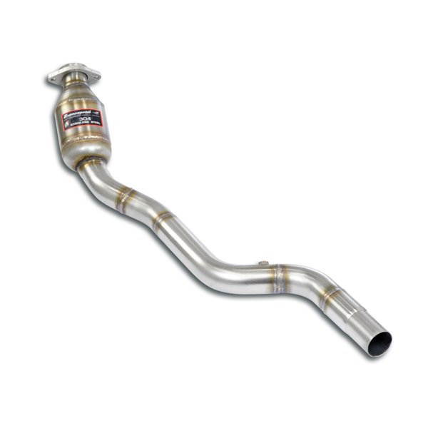 Downpipe Sinistro + Catalizzatore Metallico Supersprint Per Jaguar F-Type