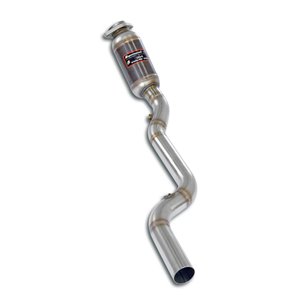 Downpipe Destro + Catalizzatore Metallico Supersprint Per Jaguar F-Type