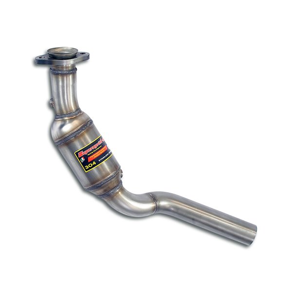 Downpipe Sinistro + Catalizzatore Metallico Supersprint Per Jaguar Xk '06 - '08