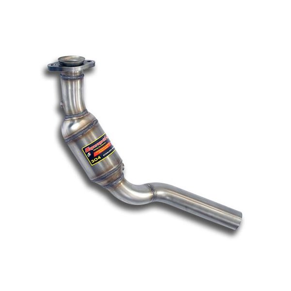 Downpipe Sinistro + Catalizzatore Metallico Supersprint Per Jaguar Xk '06 - '08