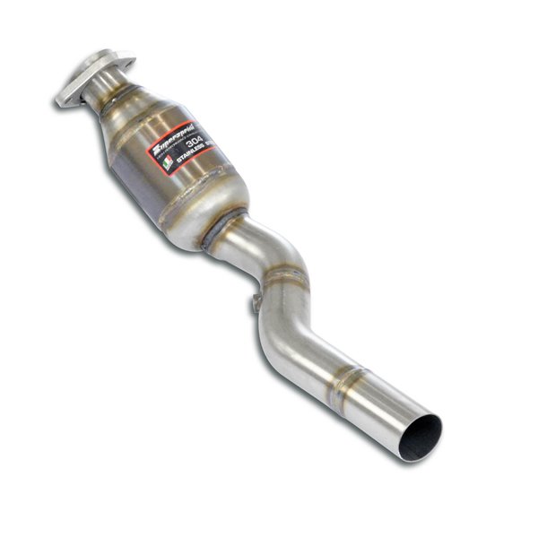 Downpipe Destro + Catalizzatore Metallico Supersprint Per Jaguar Xkr '09 -