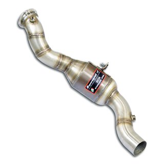 Downpipe Sinistro + Catalizzatore Metallico Supersprint Per Maserati Ghibli 2013 -