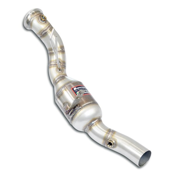 Downpipe Destro + Catalizzatore Metallico Supersprint Per Maserati Quattroporte 2013 -