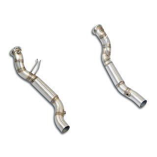 Kit Downpipe Destro - Sinistro(Elimina Catalizzatore) Supersprint Per Maserati Quattroporte 2013 -