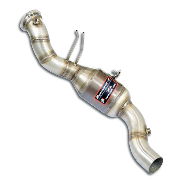 Downpipe Sinistro + Catalizzatore Metallico Supersprint Per Maserati Levante 2016 -