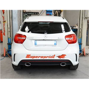 Kit Terminali Uscita Destro 145X95 + Sinistro 145X95 Supersprint Per Mercedes W176 A