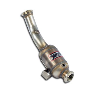 Downpipe Destro + Catalizzatore Metallico Supersprint Per Mercedes W205 C (Berlina)