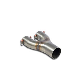 Tubo Raccordo "Y-Pipe" (2-1) Supersprint Per Mercedes W205 C (Berlina)