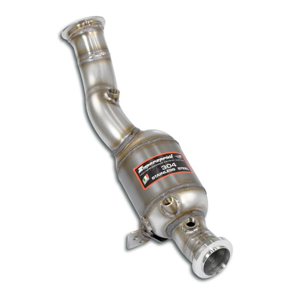 Downpipe Sinistro + Catalizzatore Metallico Supersprint Per Mercedes S205 C (S.W.)