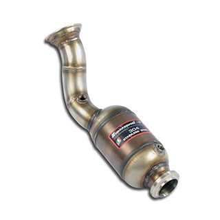 Downpipe Sinistro + Catalizzatore Metallico Supersprint Per Mercedes A205 C (Cabrio)