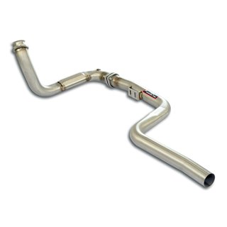 Downpipe Sinistro + Tubo Anteriore(Elimina Catalizzatore) Supersprint Per Mercedes C208 Clk