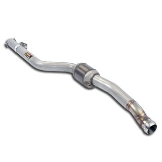 Anteriore Con Catalizzatore Metallico Sinistro Supersprint Per Mercedes W212 E 2009 - 2013