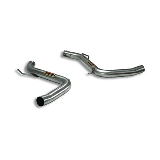 Kit Tubi Di Raccordo Destro + Sinistro Per Centrale Di Serie Supersprint Per Mercedes W221 S