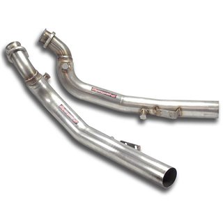 Kit Tubi Raccordo Destro - Sinistro Per Collettori Di Serie Supersprint Per Mercedes C216 Cl