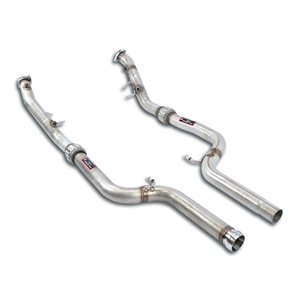 Kit Downpipe Destro - Sinistro(Elimina Catalizzatore) Supersprint Per Mercedes A217 S (Cabrio)