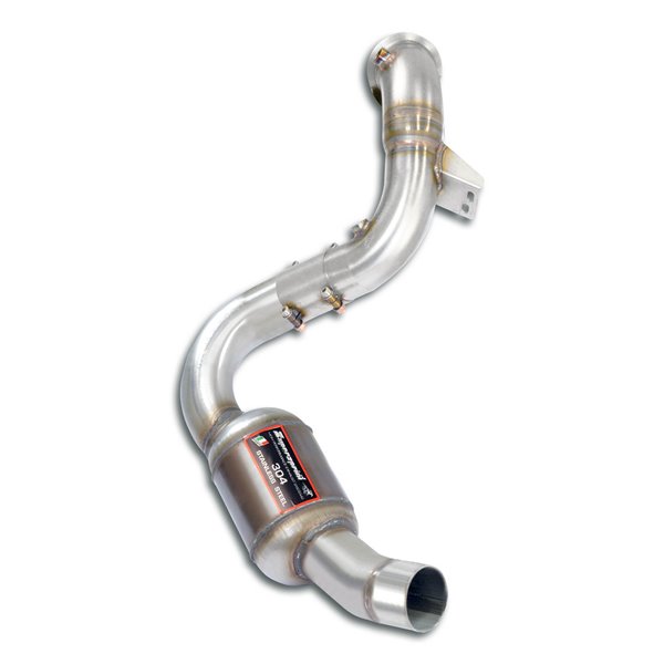 Downpipe Sinistro + Catalizzatore Metallicoelimina Catalizzatore Primario Supersprint Per Mercedes A217 S (Cabrio)