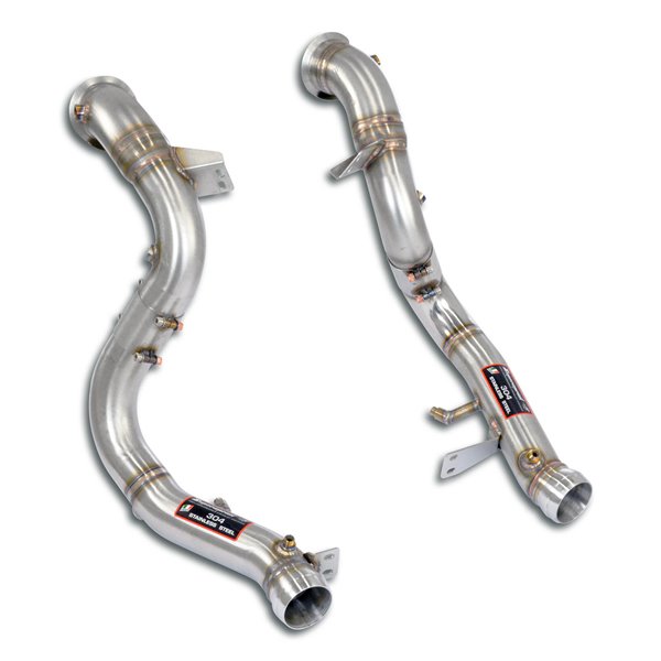 Kit Downpipe Destro + Sinistroelimina Catalizzatore Primario E Secondario Supersprint Per Mercedes A217 S (Cabrio)