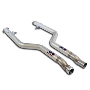 Kit Tubi Anteriori Destro - Sinistro(Sostituiscono Catalizzatore) Supersprint Per Mercedes C218 Cls