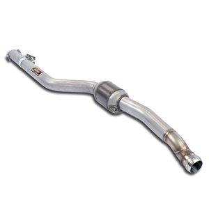 Anteriore Con Catalizzatore Metallico Sinistro Supersprint Per Mercedes C218 Cls