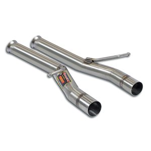 Tubo Centrale Destro - Sinistro "Race Pipe" Supersprint Per Mercedes R172 Slk